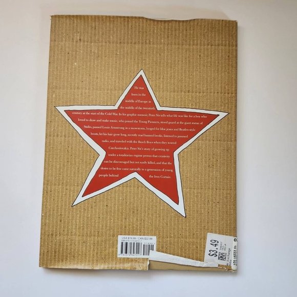 The Wall Growing Up Behind The Iron Curtain by Peter Sis, Hardcover - Picture 5 of 14